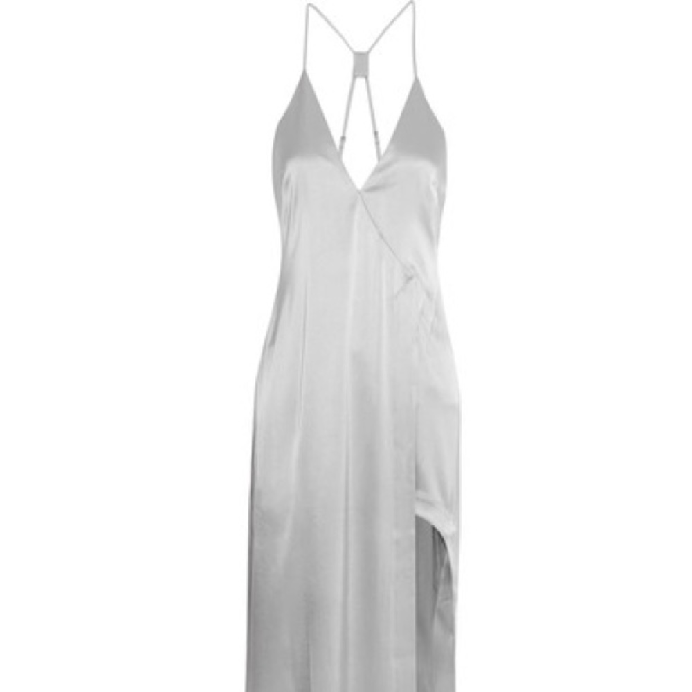 ⭐️ NWOT⭐️ Halston Heritage Satin Racerback Gown